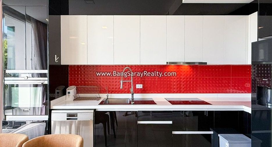 For rent 2 ベッドルーム condo in Bang Saray, Pattaya