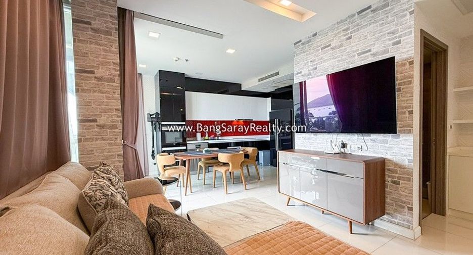 For rent 2 ベッドルーム condo in Bang Saray, Pattaya