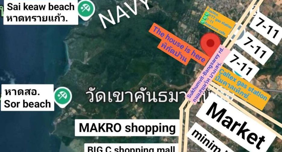 Haus zum Kauf mit 3 Zimmer in Bang Saray, Pattaya