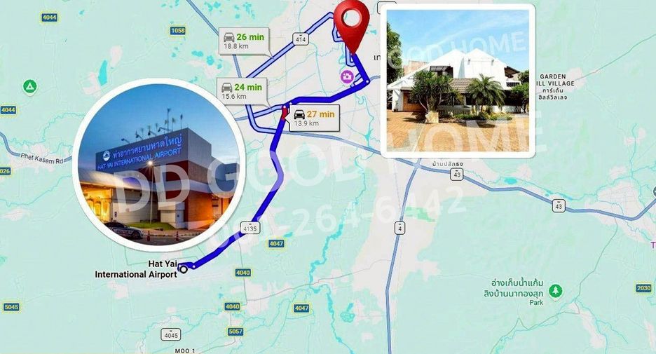 For sale land in Hat Yai, Songkhla