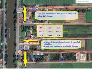 Terreno en venta en Thanyaburi, Pathum Thani