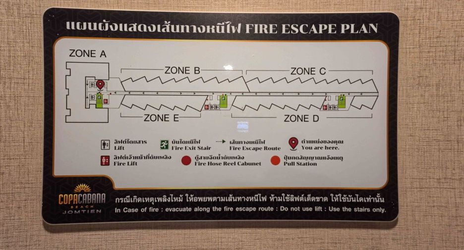 ขาย 1 เตียง คอนโด ใน จอมเทียน, พัทยา