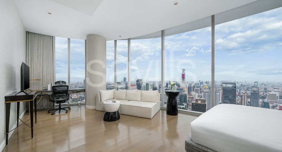 Condo en alquiler de 3 habitaciones en Pathum Wan, Bangkok