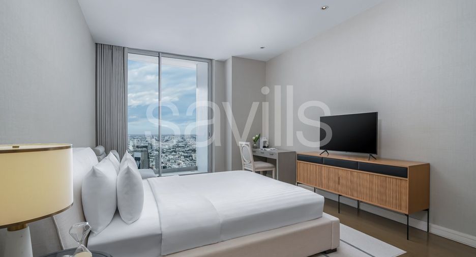 Condo en alquiler de 3 habitaciones en Pathum Wan, Bangkok