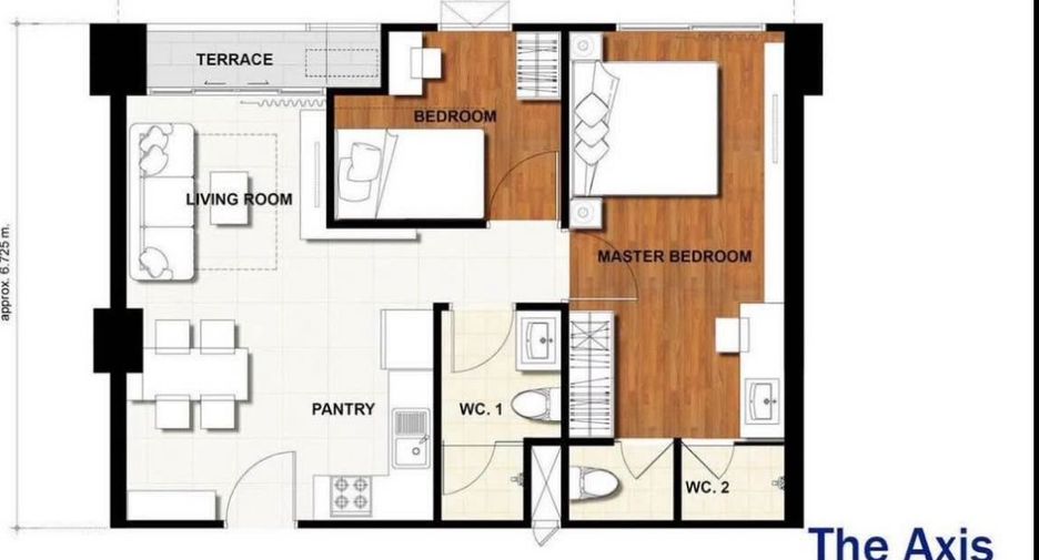 For sale 2 bedrooms apartment in Bang Lamung, Chonburi