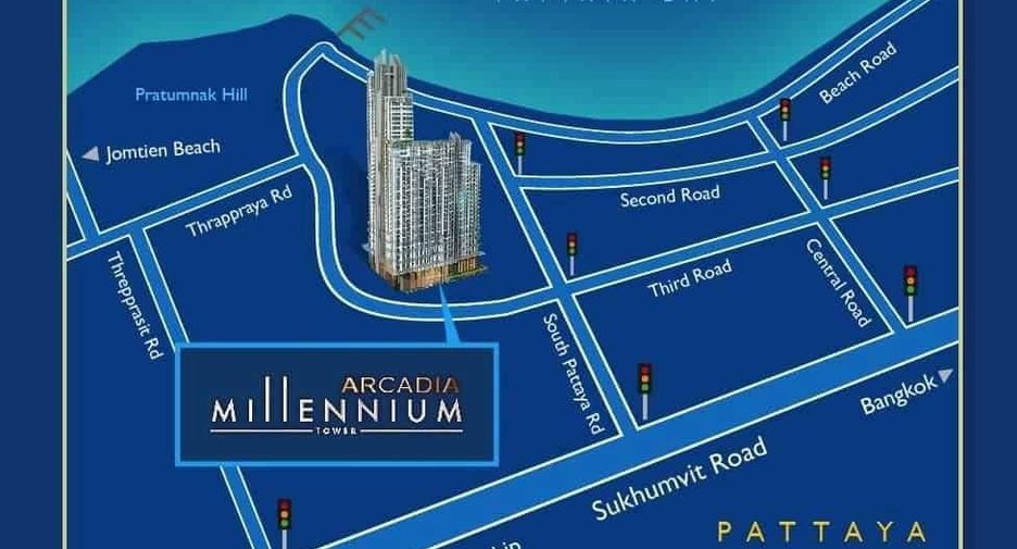 For sale 1 bed condo in Bang Lamung, Chonburi