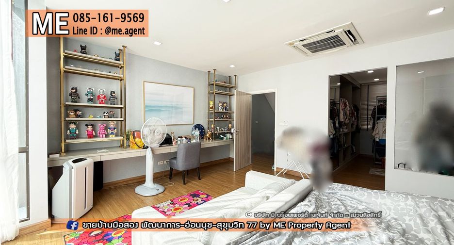 À louer 3 chambres maison de ville à Suan Luang, Bangkok