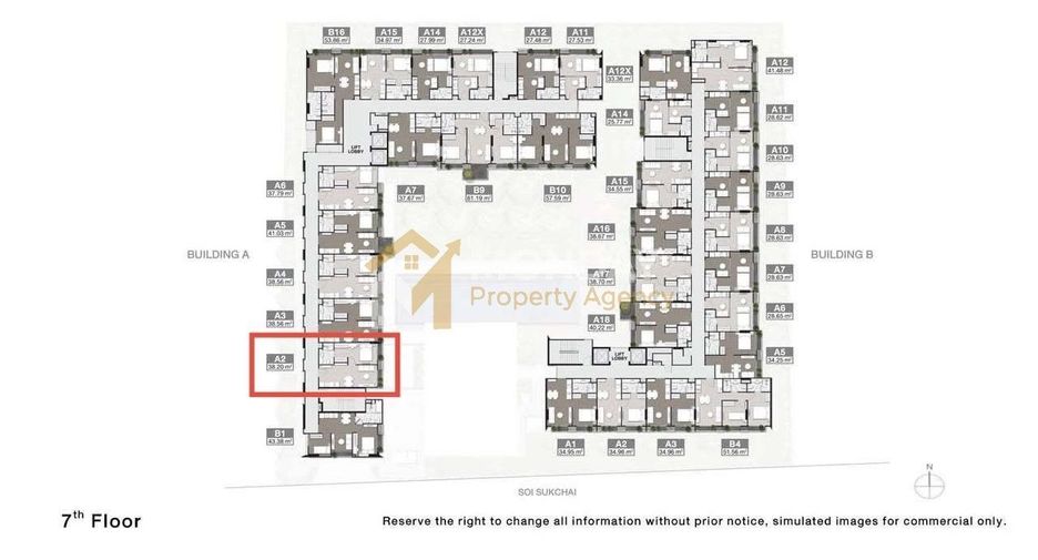 Wohnung zum Kauf mit 1 Zimmer in Khlong Toei, Bangkok