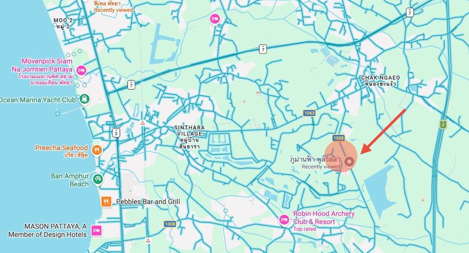 Villa en venta de 4 habitaciones en Bang Lamung, Chonburi