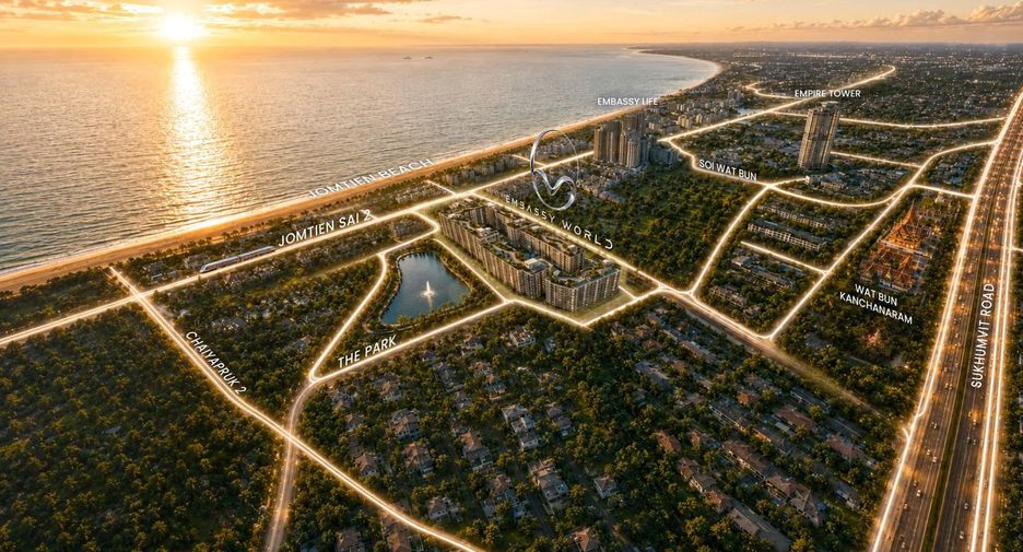 For sale 1 bed condo in Jomtien, Pattaya