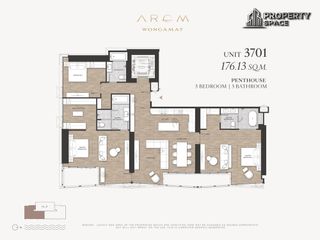 For sale 3 bedrooms condo in Bang Lamung, Chonburi