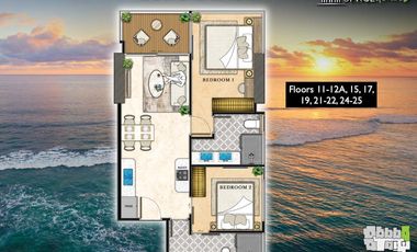 For sale 2 bedrooms condo in Bang Lamung, Chonburi