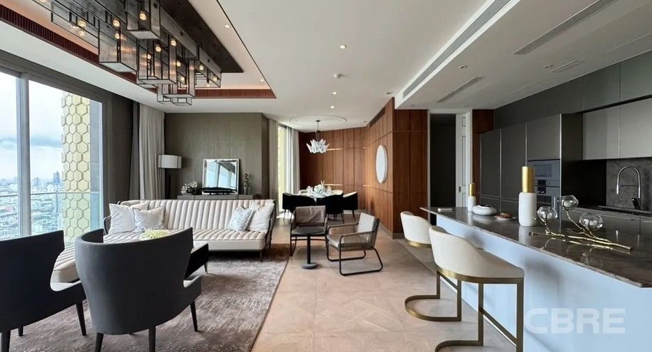 Condo en venta de 3 habitaciones en Khlong San, Bangkok
