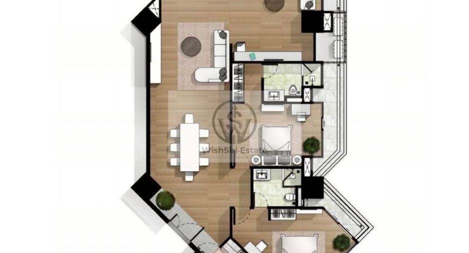For sale 3 bedrooms condo in Dusit, Bangkok