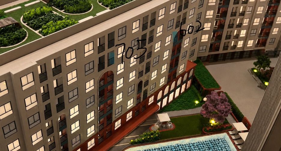 À vendre 1 chambre condo à Bang Lamung, Chonburi