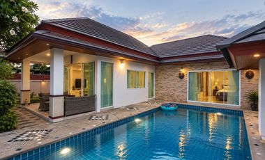 À louer et à vendre 3 chambres villa à Bang Lamung, Chonburi