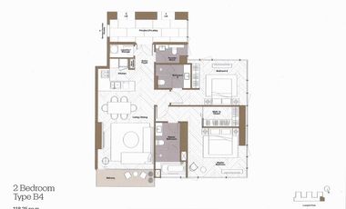 Wohnung zum Kauf mit 2 Zimmer in Bang Rak, Bangkok