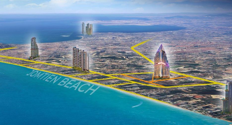 For sale 2 bedrooms condo in Jomtien, Pattaya
