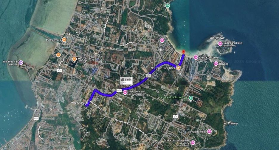 For sale 3 bedrooms villa in Ko Samui, Surat Thani