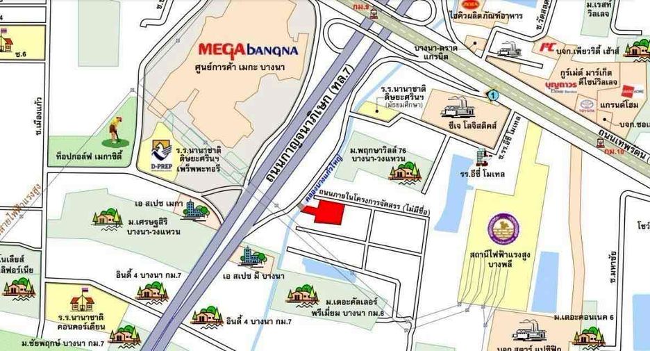 Terreno en venta en Bang Phli, Samut Prakan