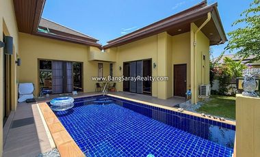 For sale 3 bedrooms house in Bang Saray, Pattaya