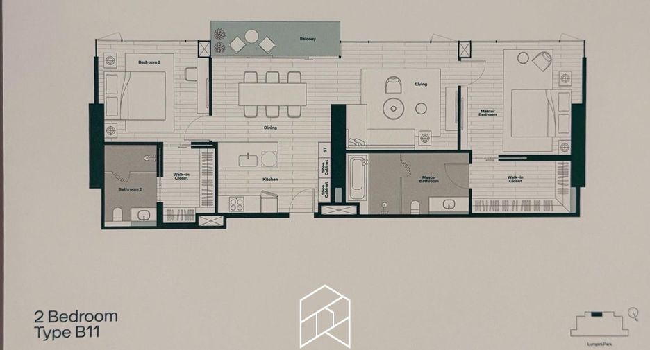 For sale 2 bedrooms condo in Bang Rak, Bangkok