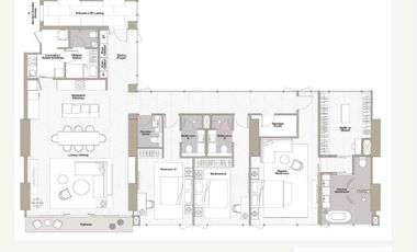 Condo en venta de 3 habitaciones en Bang Rak, Bangkok