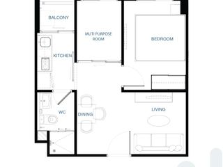 For sale 1 bed condo in San Sai, Chiang Mai