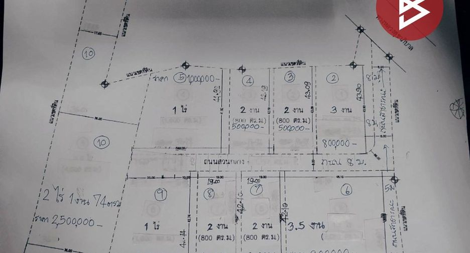 For sale land in Wang Chao, Tak