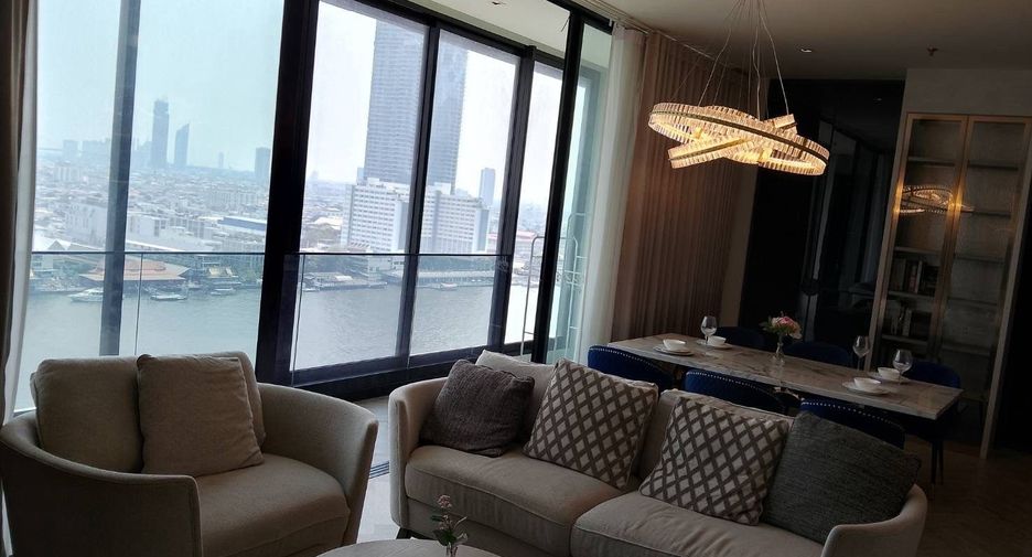 À louer 3 chambres condo à Khlong San, Bangkok