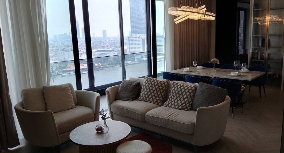 À louer 3 chambres condo à Khlong San, Bangkok