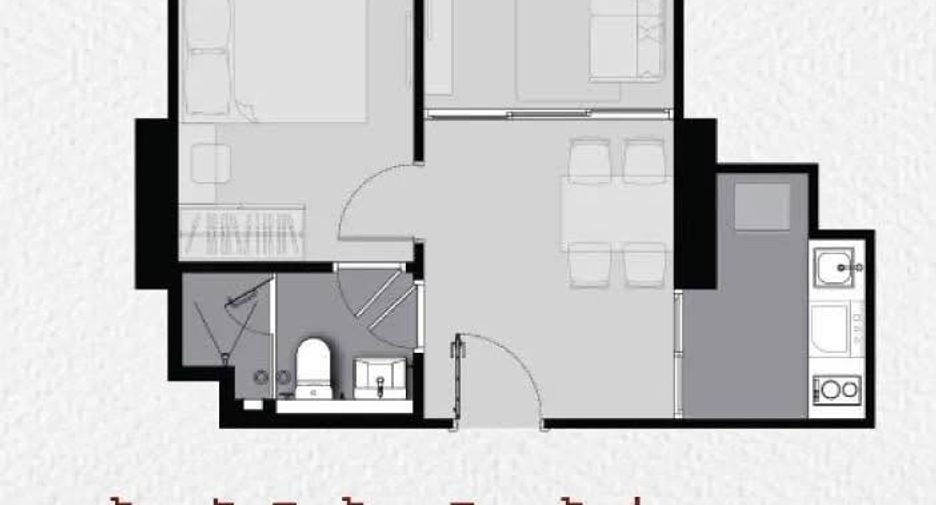 Condo en alquiler de 1 habitaciones en Chatuchak, Bangkok