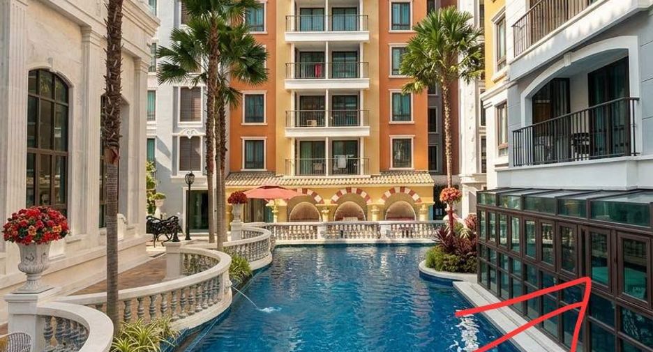 For rent 2 bedrooms condo in Jomtien, Pattaya