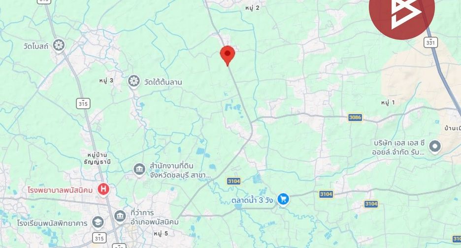 For sale land in Phanat Nikhom, Chonburi