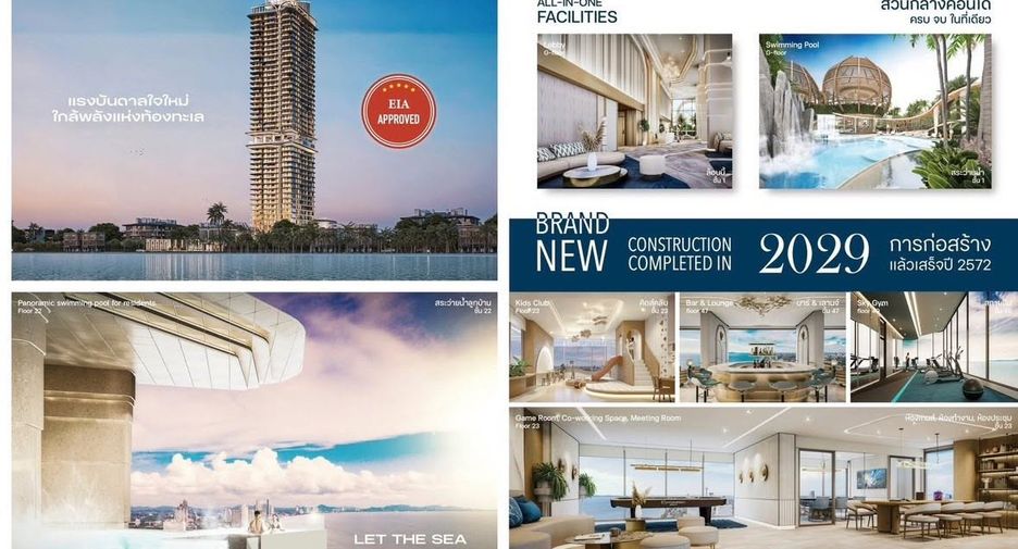 For sale studio condo in Jomtien, Pattaya