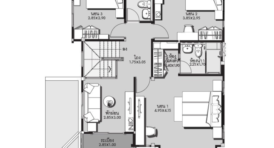 ให้เช่า 3 ห้องนอน บ้านเดี่ยว ใน บางกะปิ, กรุงเทพฯ