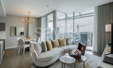 Condo en alquiler de 2 habitaciones en Pathum Wan, Bangkok
