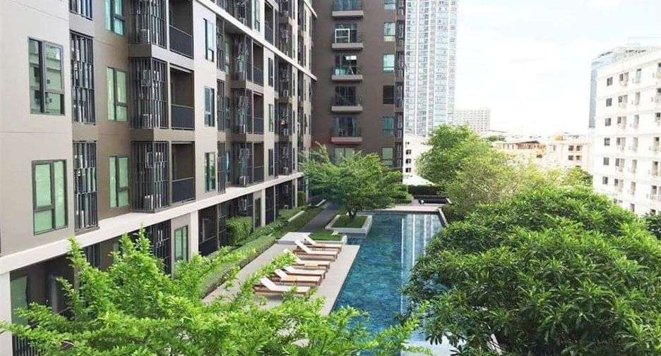 For rent 1 bed condo in Huai Khwang, Bangkok
