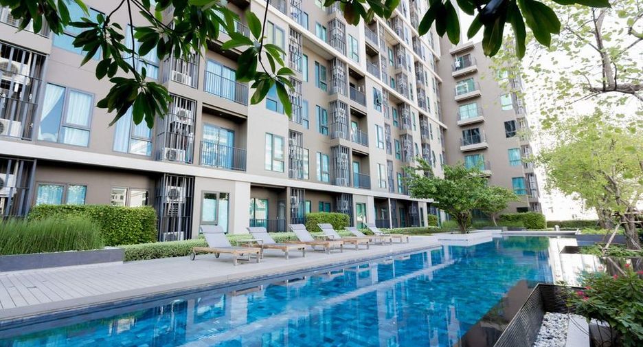 For rent 1 bed condo in Huai Khwang, Bangkok