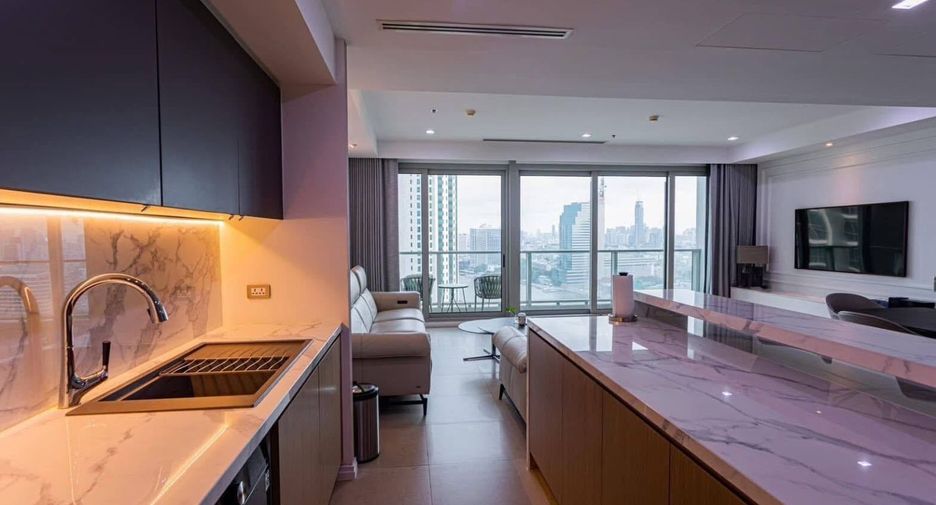 For rent 2 bedrooms condo in Sathon, Bangkok