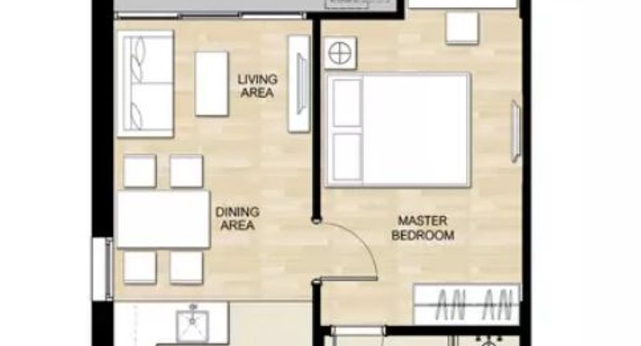 For rent 1 bed condo in Watthana, Bangkok
