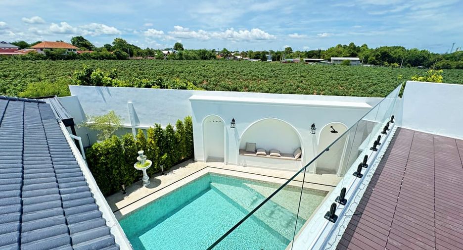 À vendre 3 chambres villa à Jomtien, Pattaya