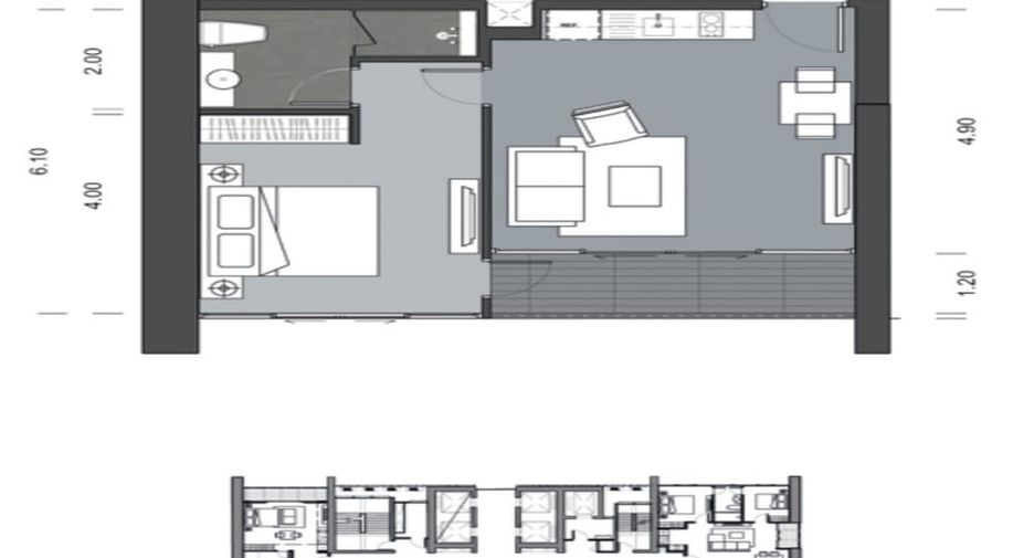 Wohnung zum Kauf mit 1 Zimmer in Bang Lamung, Chonburi