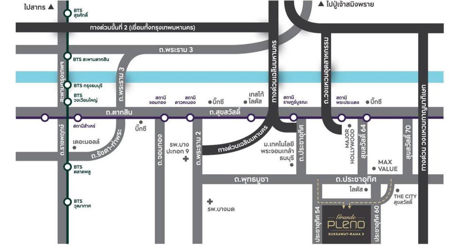 Reihenhaus zum Kauf mit 3 Zimmer in Thung Khru, Bangkok