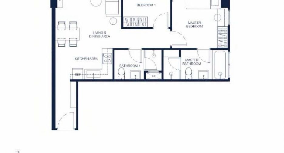 Wohnung zum Kauf mit 2 Zimmer in Bang Lamung, Chonburi