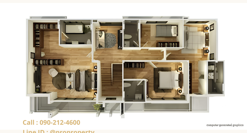 Casa en venta de 4 habitaciones en Bang Kruai, Nonthaburi