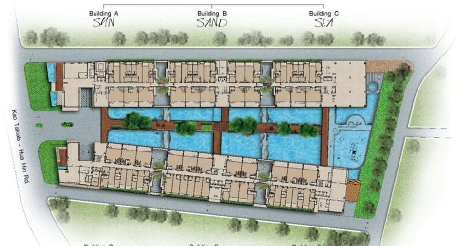 Condo en venta de 2 habitaciones en Hua Hin, Prachuap Khiri Khan