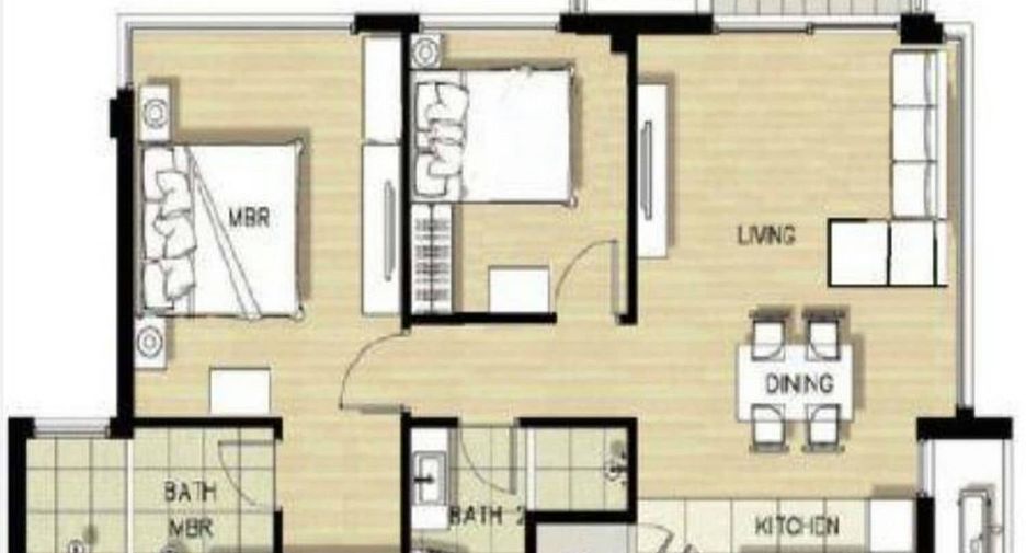 Condo en venta de 2 habitaciones en Hua Hin, Prachuap Khiri Khan