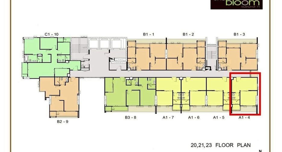 Wohnung zum Kauf mit 1 Zimmer in Khlong Toei, Bangkok