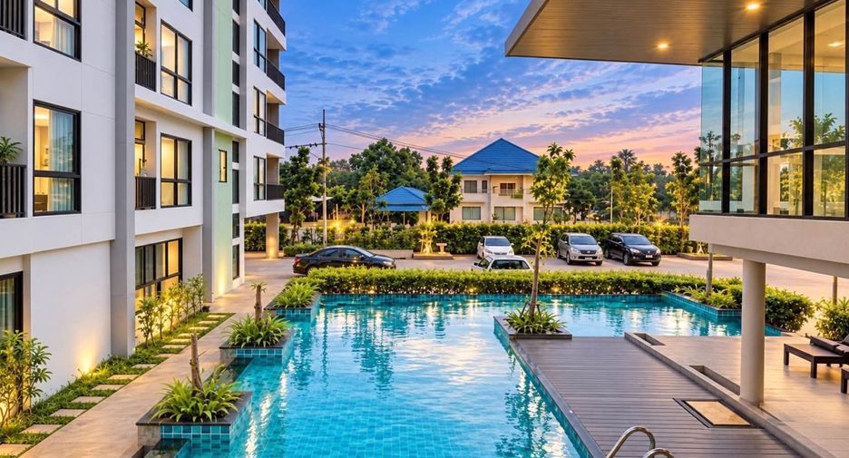 Wohnung zum Kauf mit 1 Zimmer in Bang Lamung, Chonburi